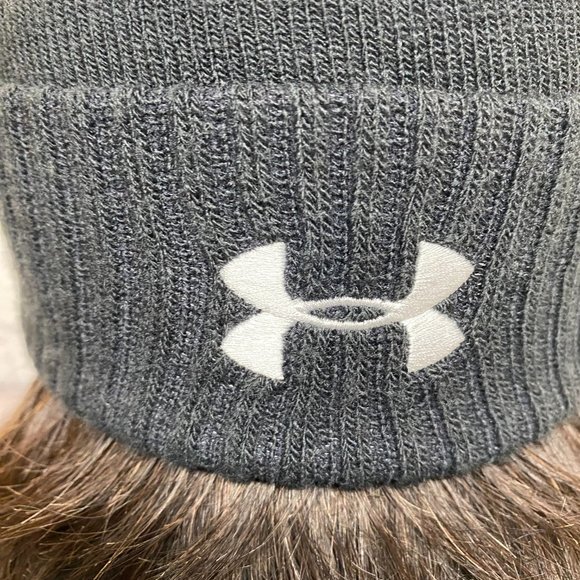 Under ARMOUR Beanie Knit Toque Winter Cap University of Alberta Pandas Soccer - Picture 6 of 11